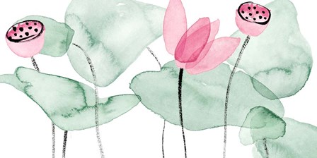 Lotus in Nature II by Melissa Wang art print