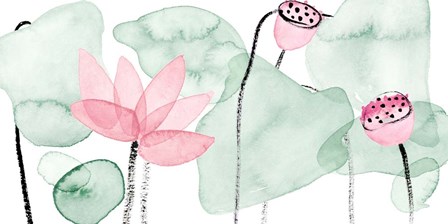 Lotus in Nature IV by Melissa Wang art print