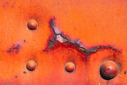 Details Of Rust And Paint On Metal 8 by Zandria Muench Beraldo / Danita Delimont art print