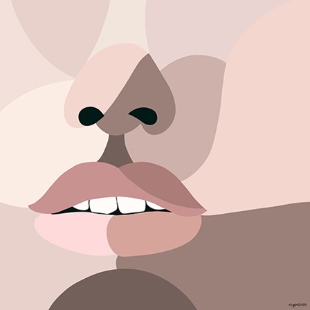 Neutral Face by Kyra Brown art print