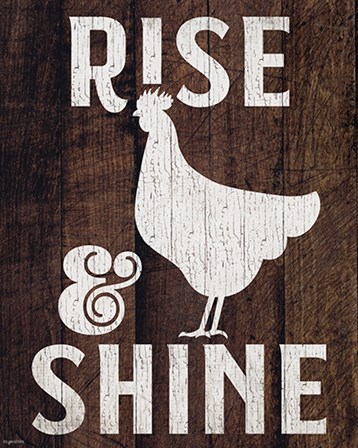 Rise &amp; Shine by Kyra Brown art print