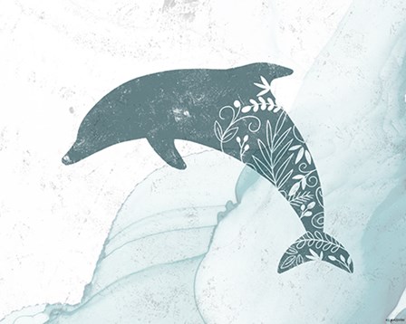 Dolphin by Kyra Brown art print