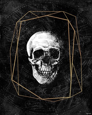 Cosmic Skull by Kyra Brown art print