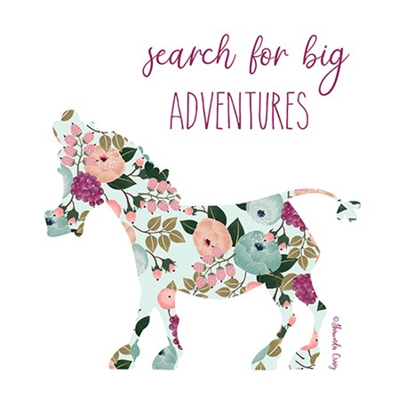 Search for Big Adventures by Shawnda Craig art print