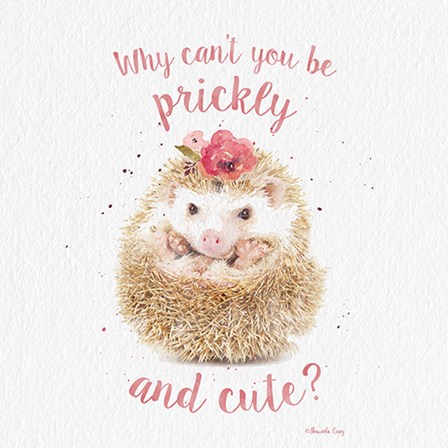 Prickly and Cute by Shawnda Craig art print