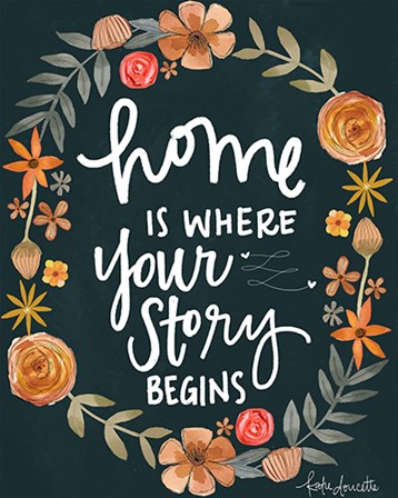 Home is? by Katie Doucette art print