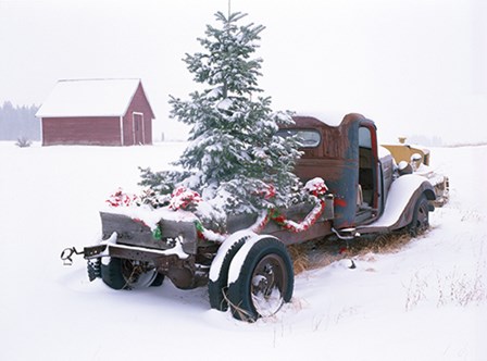 Christmas Truck by Dennis Frates art print