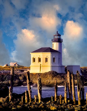 Classic Lighthouse by Dennis Frates art print