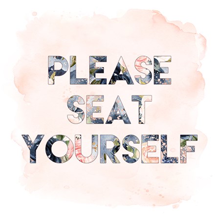 Please Seat Yourself by Tara Moss art print