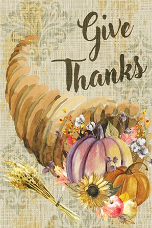 Give Thanks by ND Art &amp; Design art print
