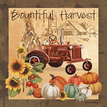 Bountiful Harvest II by Anita Phillips art print