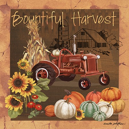 Bountiful Harvest V by Anita Phillips art print