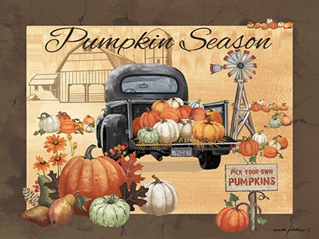 Pumpkin Season by Anita Phillips art print