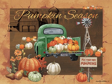 Pumpkin Season IV by Anita Phillips art print