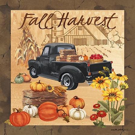 Fall Harvest II by Anita Phillips art print