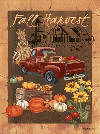 Fall Harvest VI by Anita Phillips art print