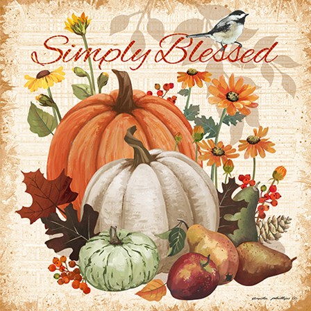 Simply Blessed by Anita Phillips art print