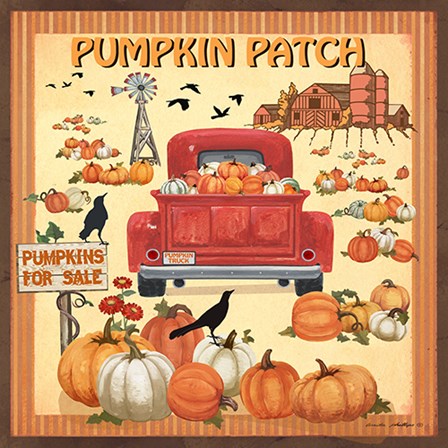 Pumpkin Patch by Anita Phillips art print