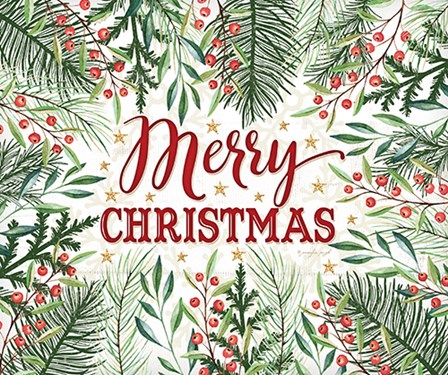 Merry Christmas by Jennifer Pugh art print