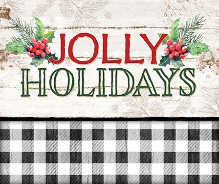 Jolly Holidays by Jennifer Pugh art print