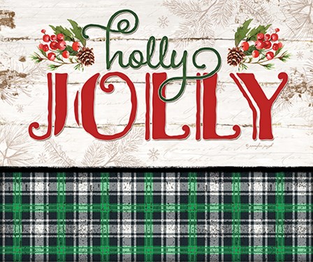 Holly Jolly by Jennifer Pugh art print