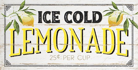 Ice Cold Lemonade by Jennifer Pugh art print
