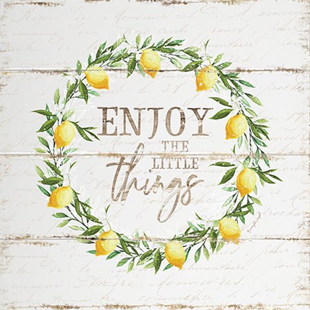 Enjoy the Little Things by Jennifer Pugh art print