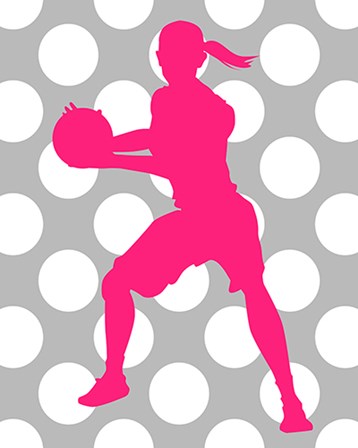 Basketball Girl by Tamara Robinson art print