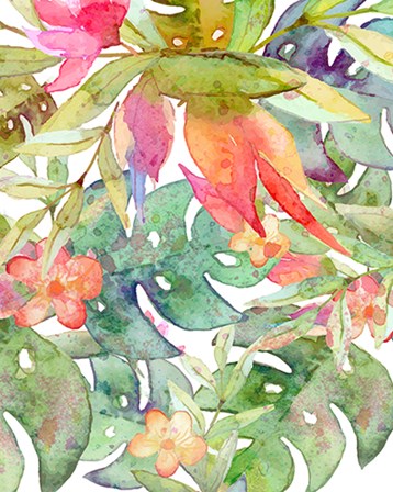 Tropical Watercolor II by Tamara Robinson art print