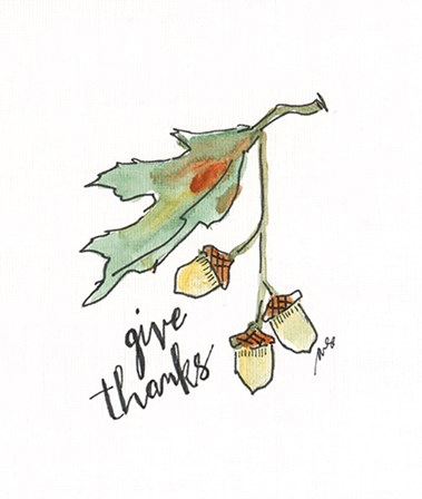 Give Thanks by Molly Susan Strong art print