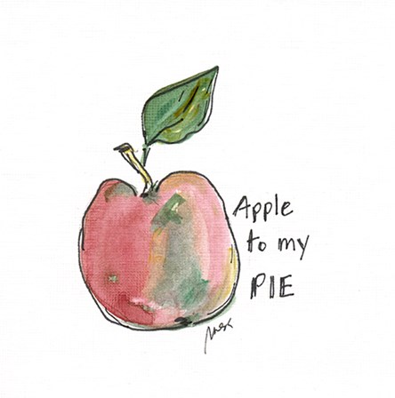 Apple to My Pie by Molly Susan Strong art print