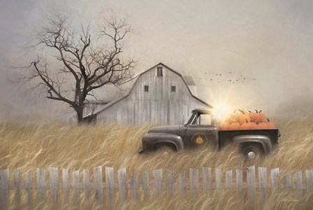 Fall Pumpkin Harvest by Lori Deiter art print