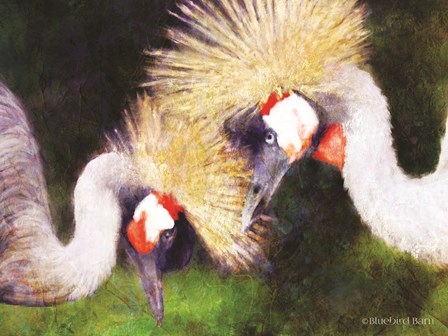 Two Cranes by Bluebird Barn art print