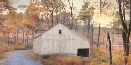 Fall at the Barn by Lori Deiter art print