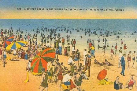 Beach Postcard IV by Wild Apple Portfolio art print