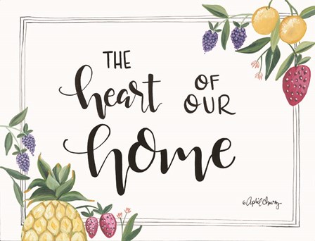 Fruit - Heart of Our Home by April Chavez art print
