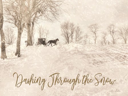 Dashing Through the Snow by Lori Deiter art print