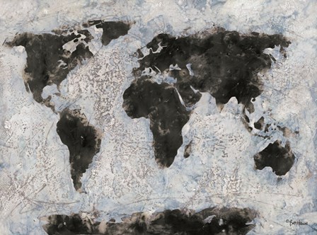 Old World Map by Britt Hallowell art print