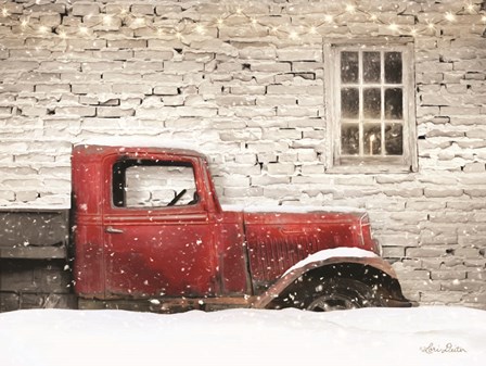 Winter Parking Spot by Lori Deiter art print