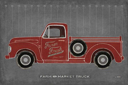 Farm Truck by Sue Schlabach art print