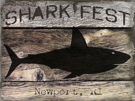 Shark Fest by Graffitee Studios art print