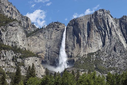 View Of Yosemite Falls In Spring, Yosemite National Park, California by Panoramic Images art print