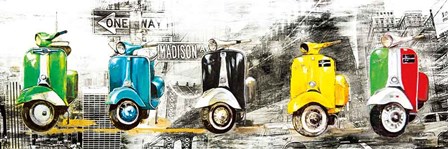 Get Your Mopeds Running by Bresso Sola art print