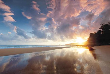 Secret Beach Sunrise by Dennis Frates art print