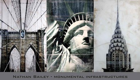 Monumental Infrastructures by Nathan Bailey art print