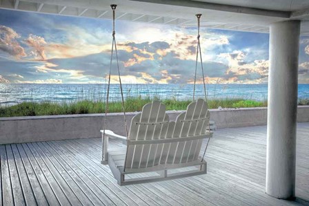 Swing At The Beach by Celebrate Life Gallery art print