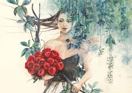 Fairy of the Roses by Erica Pagnoni art print