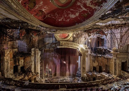 Abandoned Theatre, New Jersey (I) by Richard Berenholtz art print