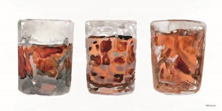 Bourbon Glasses 2 by Stellar Design Studio art print
