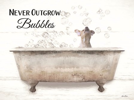 Never Outgrow Bubbles by Lori Deiter art print